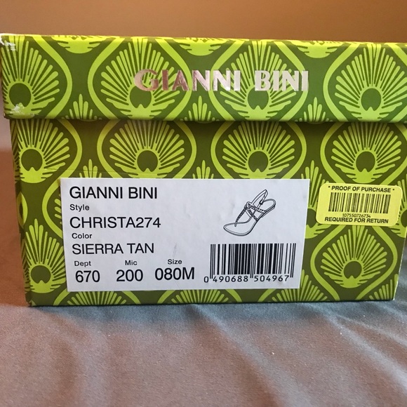 Gianni Bini  Sierra Tan Sandals - Picture 8 of 8